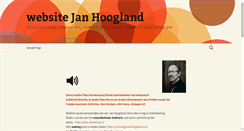 Desktop Screenshot of janhoogland.com