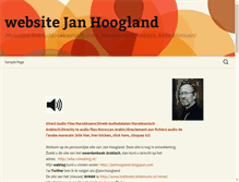 Tablet Screenshot of janhoogland.com